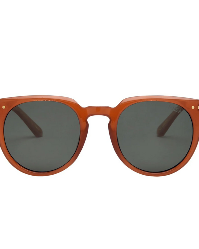 I-SEA Ella Maple/Green Sunglasses