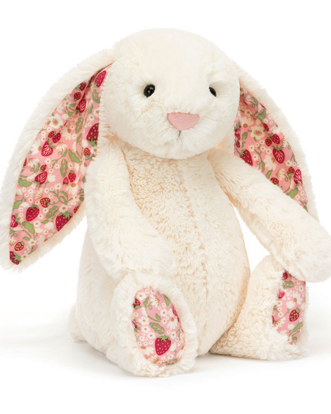 Jellycat Blossom Cream Bunny Berry Soft Toys in at Wrapsody