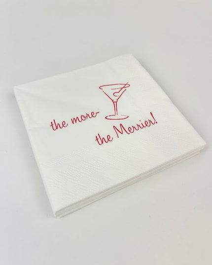 The More The Merrier Cocktail Napkins Napkins in at Wrapsody