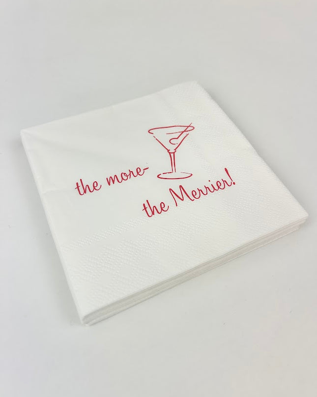 The More The Merrier Cocktail Napkins Napkins in at Wrapsody