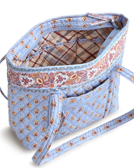Vera Bradley Blue Leaf Small Original Tote
