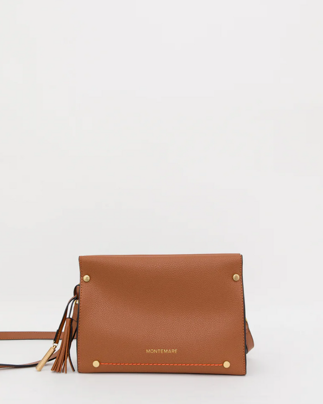 Vienna Crossbody Cognac Handbags in at Wrapsody