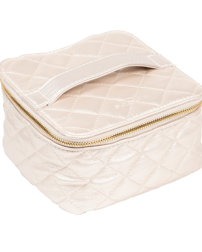 Scout Hidden Gem Quilted Champagne Travel Accessories in at Wrapsody