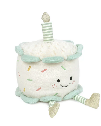 Mon Ami Birthday Cake Mint Soft Toys in at Wrapsody