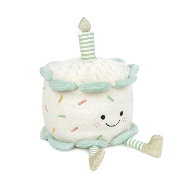 Mon Ami Birthday Cake Mint Soft Toys in at Wrapsody