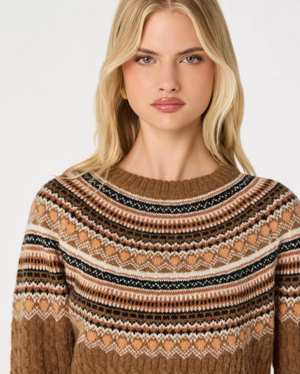 ASTR the Label Daria Camel Sweater