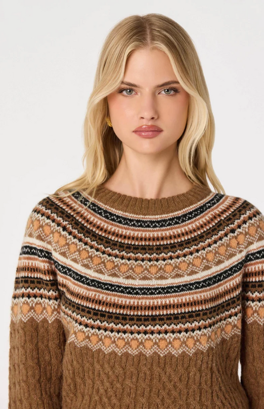 ASTR the Label Daria Camel Sweater