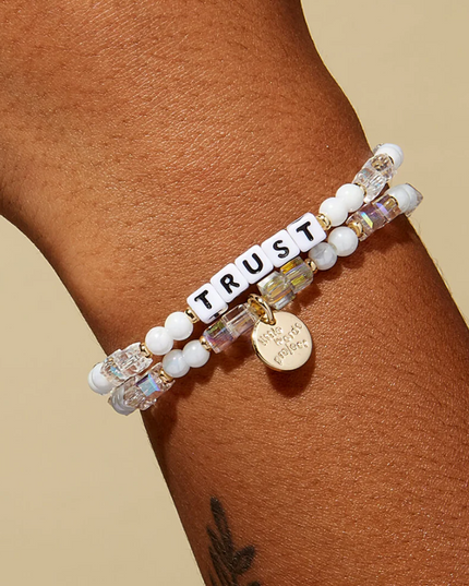 Little Word Project Trust Bracelet S/M Bracelets in  at Wrapsody