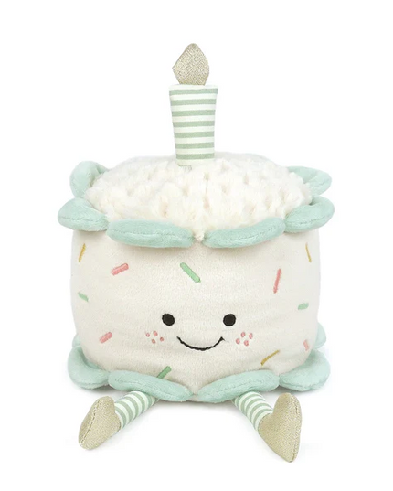 Mon Ami Birthday Cake Mint Soft Toys in at Wrapsody