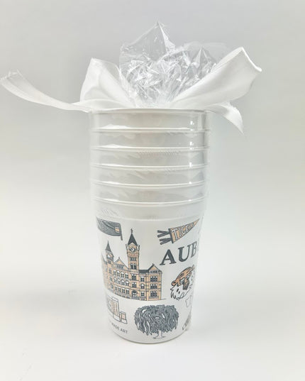 Auburn University Stadium Cup - Set/6 Drinkware in  at Wrapsody