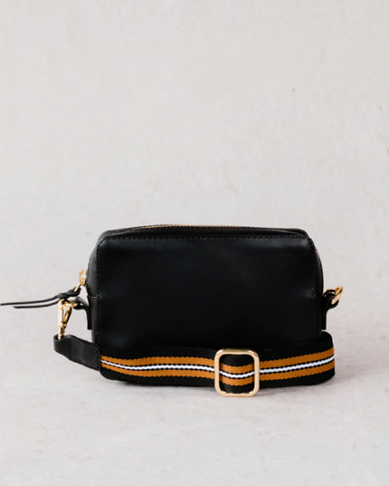 Able Turner Stadium Crossbody - Black Handbags in  at Wrapsody