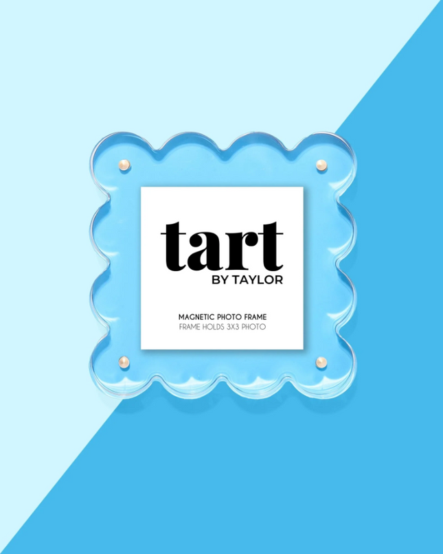 Neon Blue Acrylic Mini Frame Picture Frames in at Wrapsody