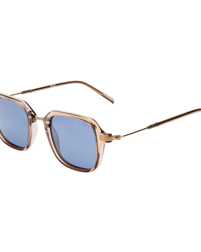 I-SEA Riley Taupe/Navy Sunglasses