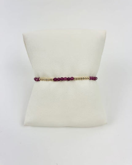 Enewton Blissful 2.5mm Bracelet - Ruby Bracelets in  at Wrapsody