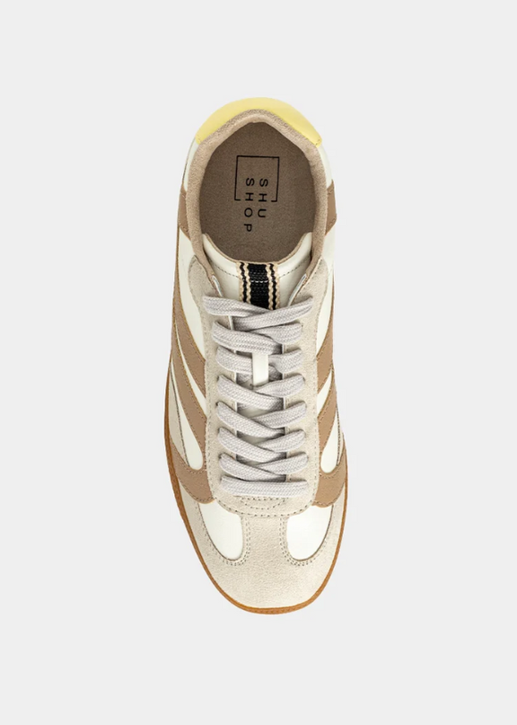 Sadie Taupe Sneakers Shoes in at Wrapsody