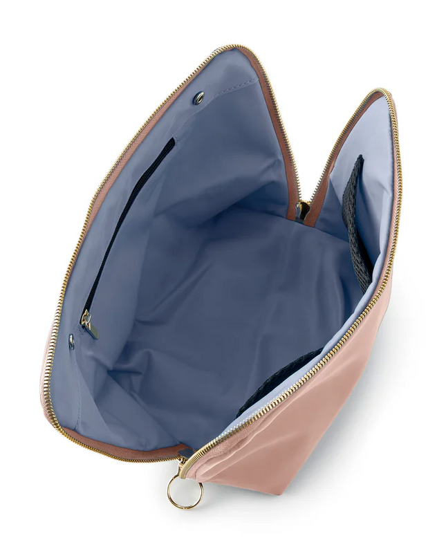 Signature Makeup Bag Blush/Cool Grey Travel Accessories in at Wrapsody