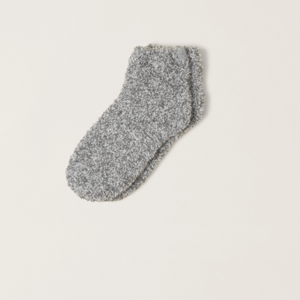 Barefoot Dreams Tennis Socks - Heathered Moonbeam Loungewear in  at Wrapsody