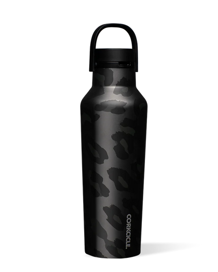 Corkcicle A Sport Canteen 20oz Drinkware in Night Leopard at Wrapsody