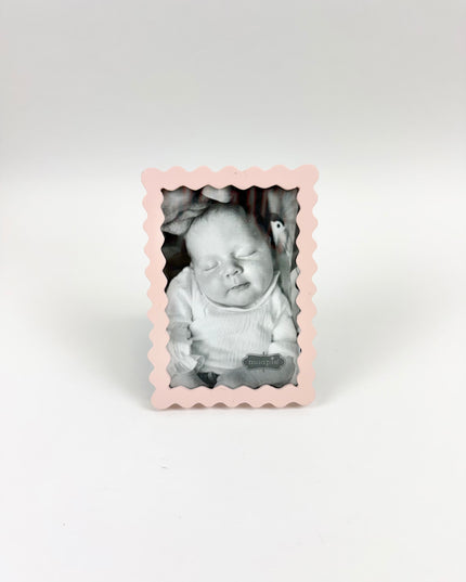 Wood Pink Rectangle Frame Picture Frames in at Wrapsody