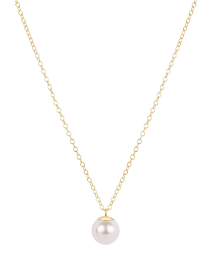 Enewton Gold Classic 10mm Charm Pearl 16" Necklace