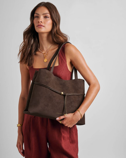 Lori Tote Bag in Bitter Chocolate