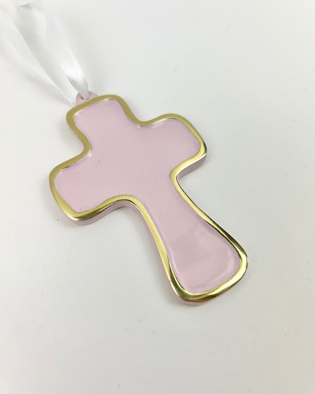 Encanto Athens Lilac Pink Cross Ornament Home Decor in  at Wrapsody