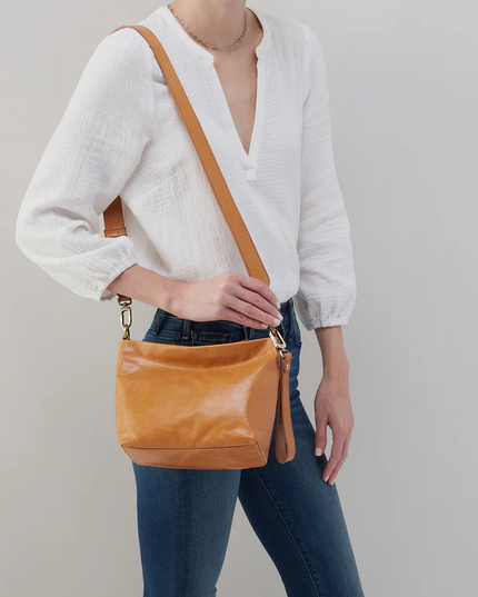 Hobo Ashe Crossbody in Natural Handbags in  at Wrapsody