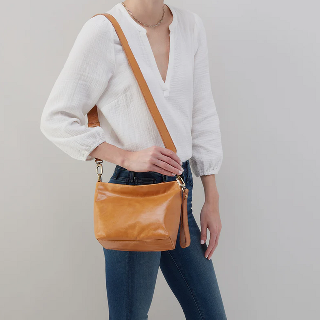 Hobo Ashe Crossbody in Natural Handbags in  at Wrapsody