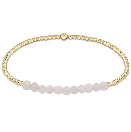 Enewton Bliss 2mm Gold Bracelet Bracelets in Moonstone at Wrapsody