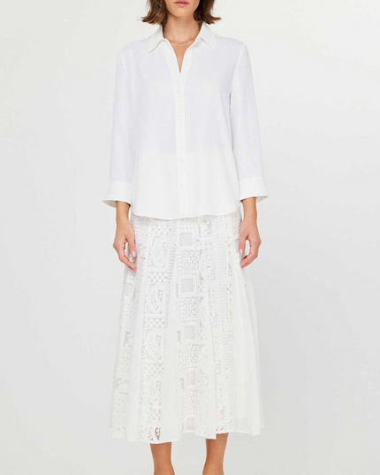 White Button Down Blouse