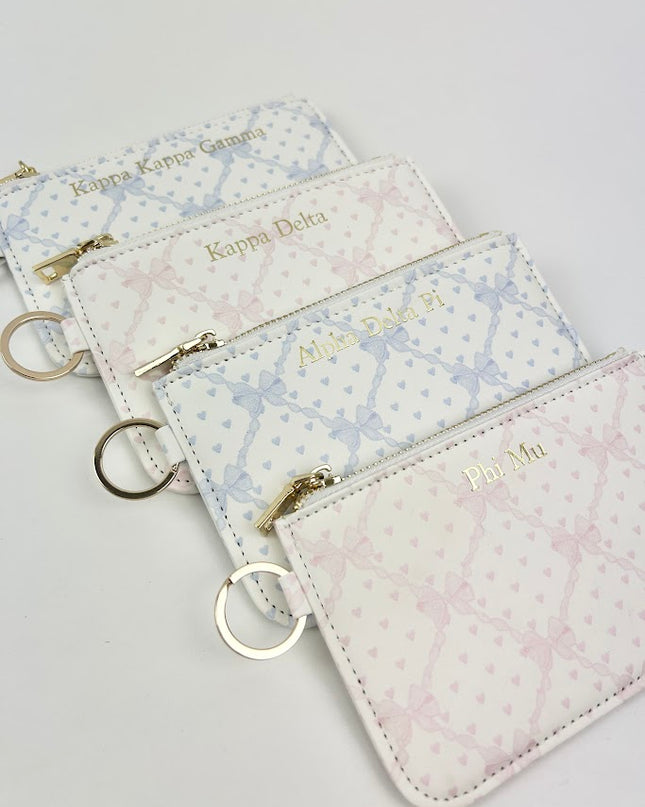 Sorority Keychain Pouch Greek in at Wrapsody