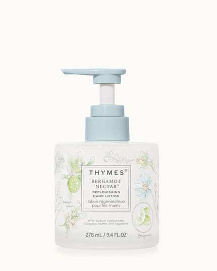 Thymes Replenishing Hand Lotion Bergamot Nectar Bath & Body in at Wrapsody