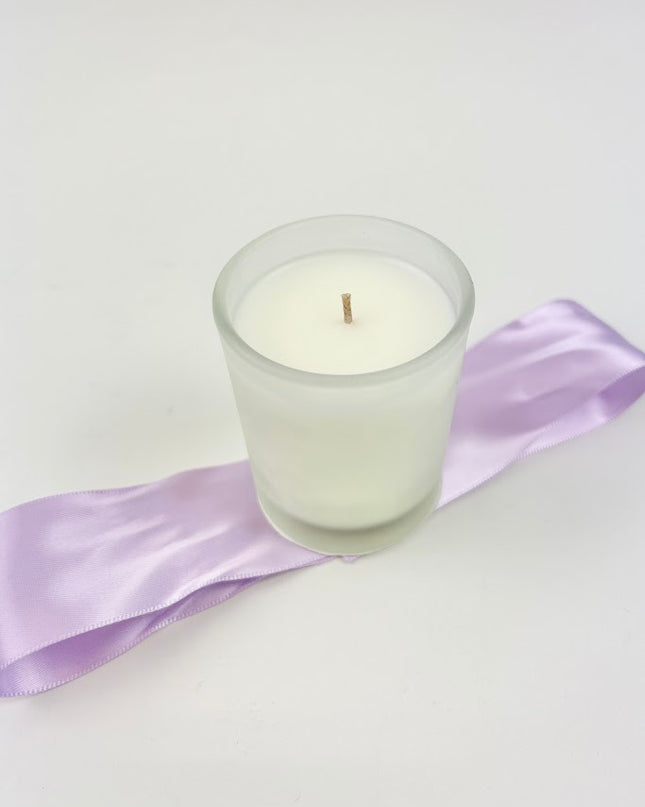 B's Knees Votive in Lavender Fields Candles in  at Wrapsody