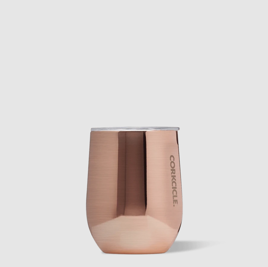 Corkcicle Stemless Wine 12oz Drinkware in Copper at Wrapsody