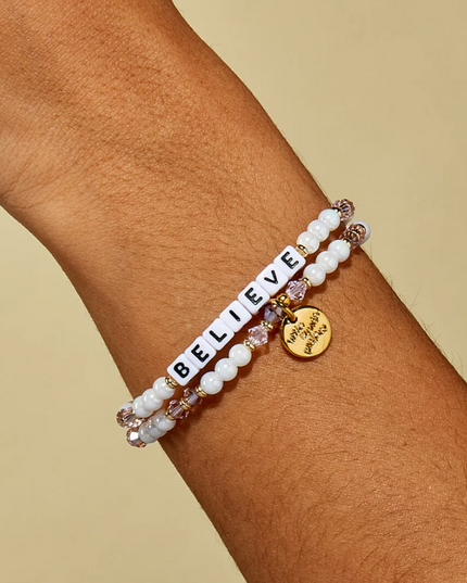 Little Word Project Believe Bracelet S/M Bracelets in  at Wrapsody