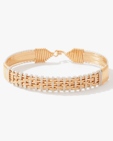 Ronaldo Hidden Gem Bracelet in Gold/Silver Bracelets in 6.5 at Wrapsody