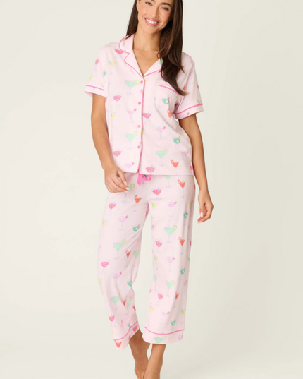 PJ Salvage Whimsy Light Pink Set Loungewear in S at Wrapsody