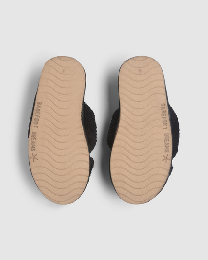 Barefoot Dreams Crossover Slippers - Black Shoes in at Wrapsody