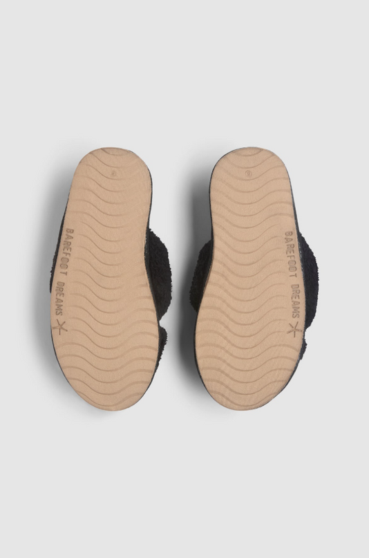 Barefoot Dreams Crossover Slippers - Black Shoes in at Wrapsody