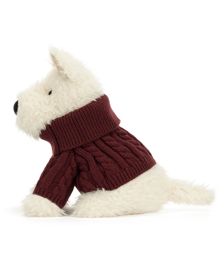 Jellycat Munro Scottie Dog Winter Jumper