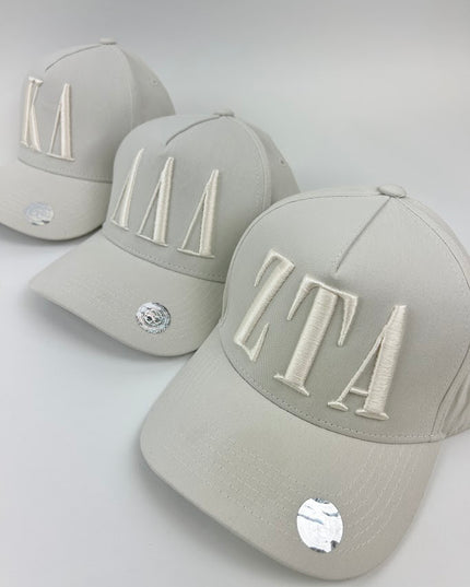 Sorority 3D Embroidered Hat Greek in at Wrapsody