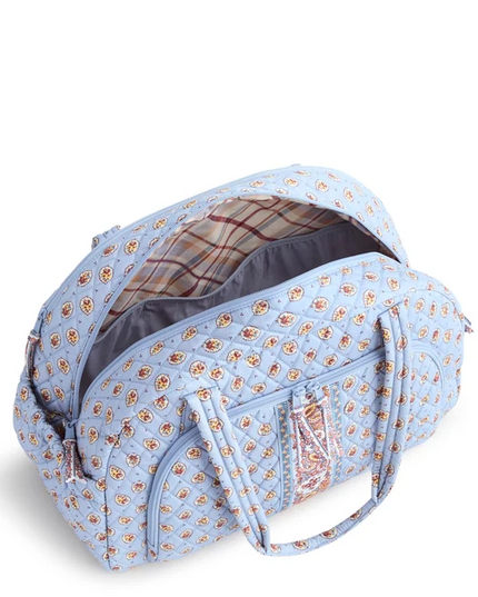 Vera Bradley Blue Leaf Weekender Travel Bag