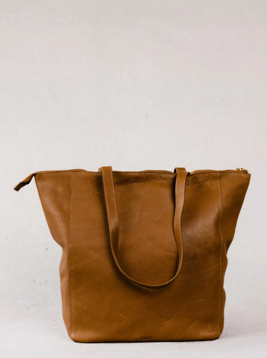 Able Lari Tote - Pebbled Whiskey Totes in  at Wrapsody