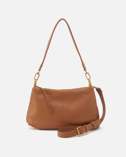 Hobo Vance Shoulder Crossbody in Warm Honey Handbags in  at Wrapsody