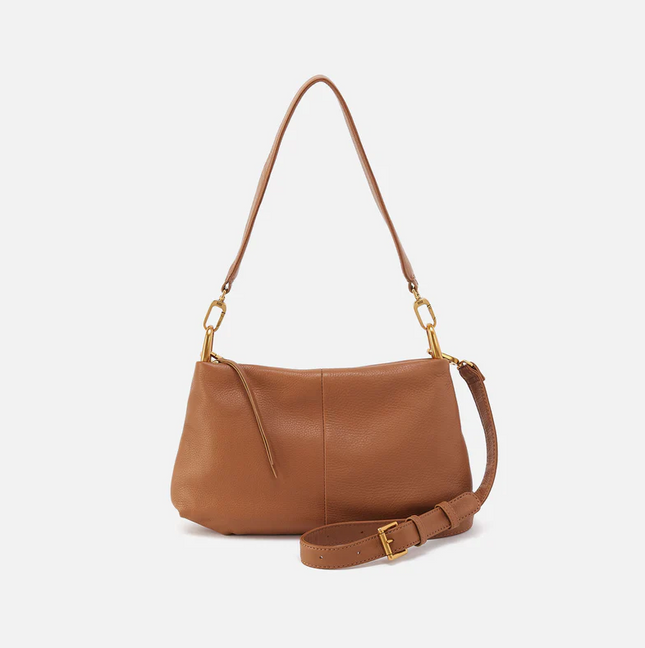 Hobo Vance Shoulder Crossbody in Warm Honey Handbags in  at Wrapsody