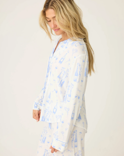 PJ Salvage Parisian Dreams Ivory Top Loungewear in at Wrapsody