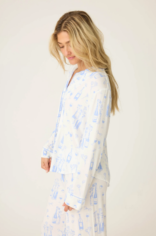 PJ Salvage Parisian Dreams Ivory Top Loungewear in at Wrapsody