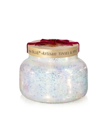 Capri Blue Winter Bazaar 19oz Candle - Tinsel & Spice Candles in at Wrapsody