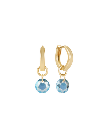 Enewton Reflection Small Charm Huggie Hoop Earrings in 03 at Wrapsody