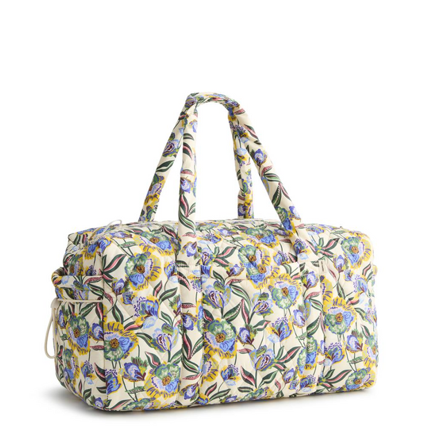 Vera Bradley Gardenia Garden Large Original Duffel Luggage in at Wrapsody